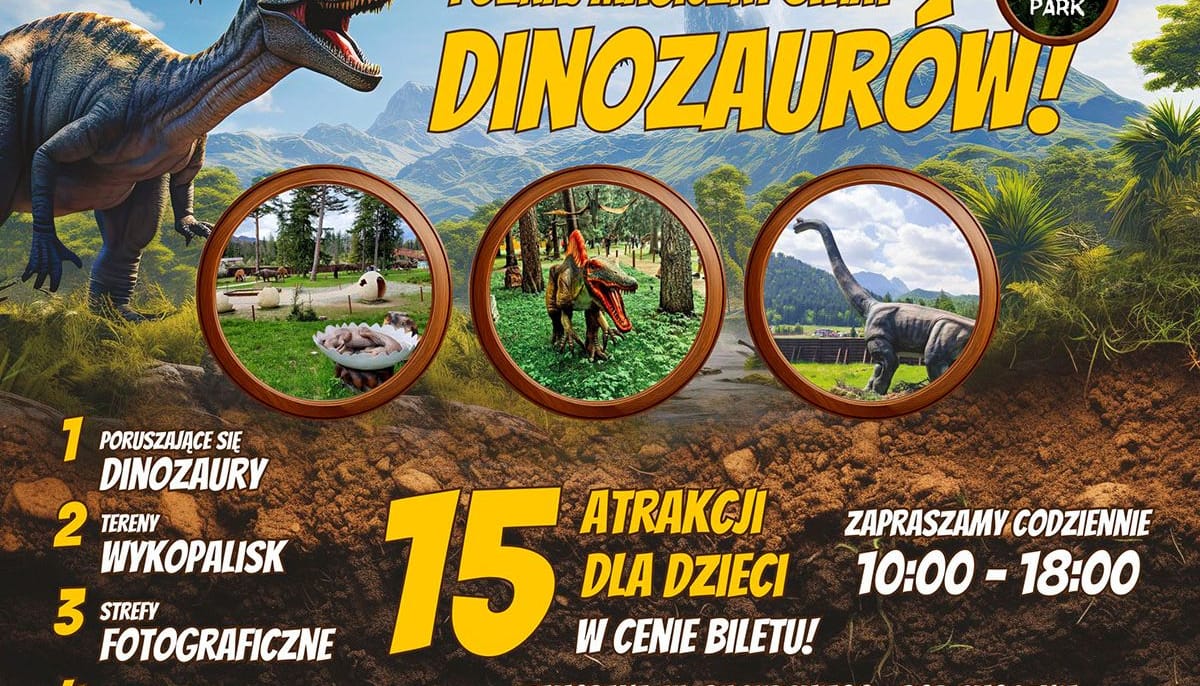 Zdjęcie 4 - Dino Park Zakopane: przeżyj przygodę w parku dinozaurów pod Tatrami